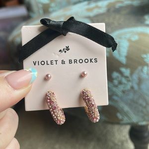 Violet & Brooks Pink Earrings